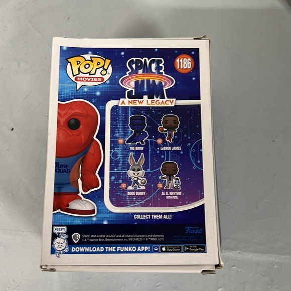 NIB Funko POP! Movies Space Jam: Gossamer #1186 - Picture 6 of 8
